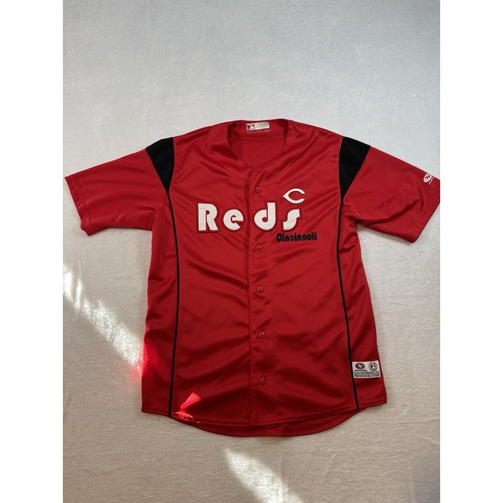 Cincinnati Reds Jersey Men's Size Medium True Fan Series MLB Genuine Merchandise